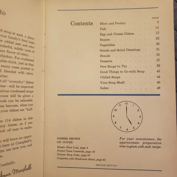 Vintage 1950's Cooking With Condensed Soups By Anne Marshall - Picture 3 of 4